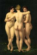 Baron Jean-Baptiste Regnault The Three Graces oil painting artist